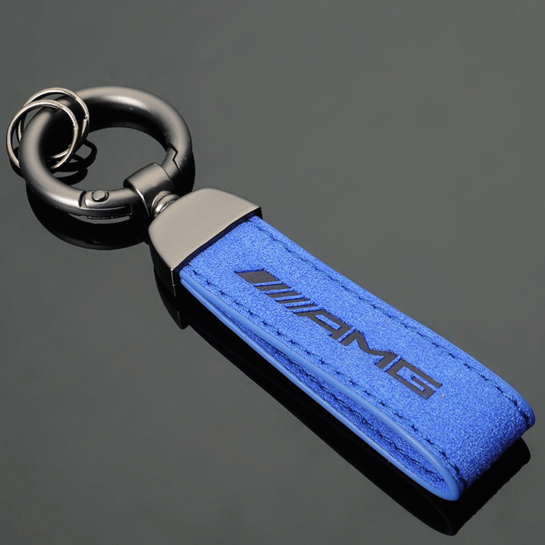 Blue AMG Keychain