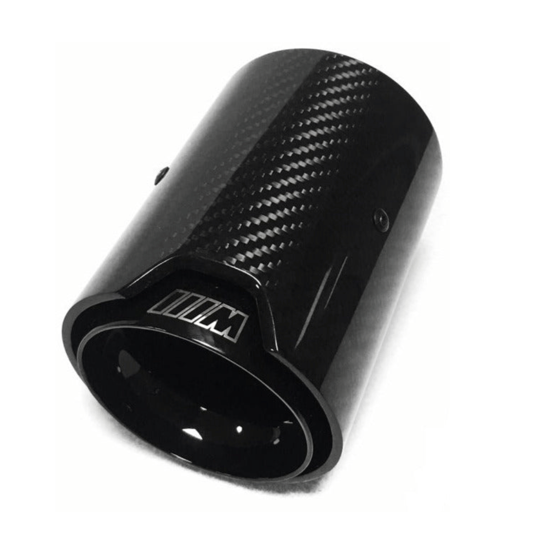 MP Carbon Exhaust Tip Black 70mm inlet