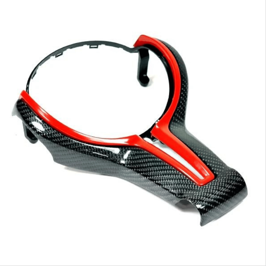 BMW Red Carbon Steering Trim