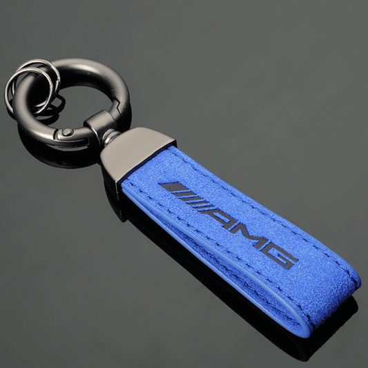 Blue AMG Keychain
