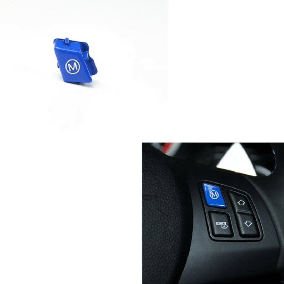 BMW E series M Button Blue