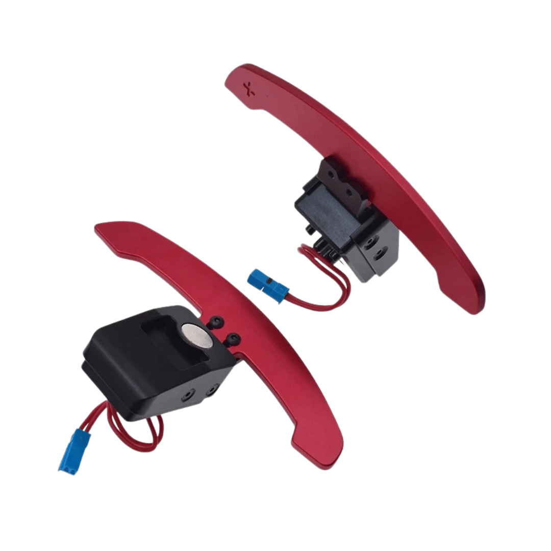 BMW Red Aluminium magnetic paddles