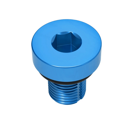 BMW BLUE CNC Aluminium bleeder screw