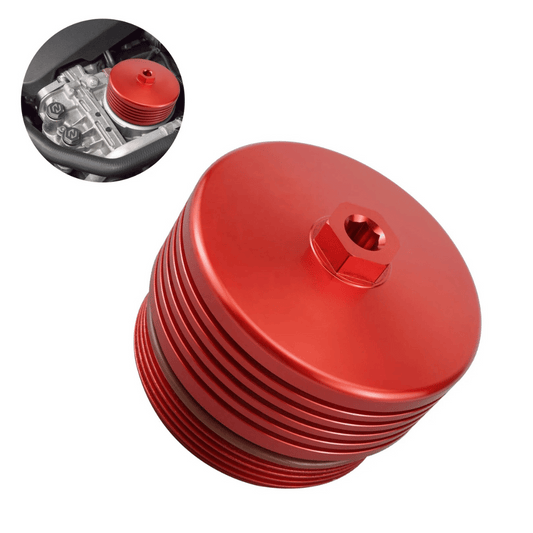 N55/N54/N20/S55 Red CNC Aluminium oil filter cap