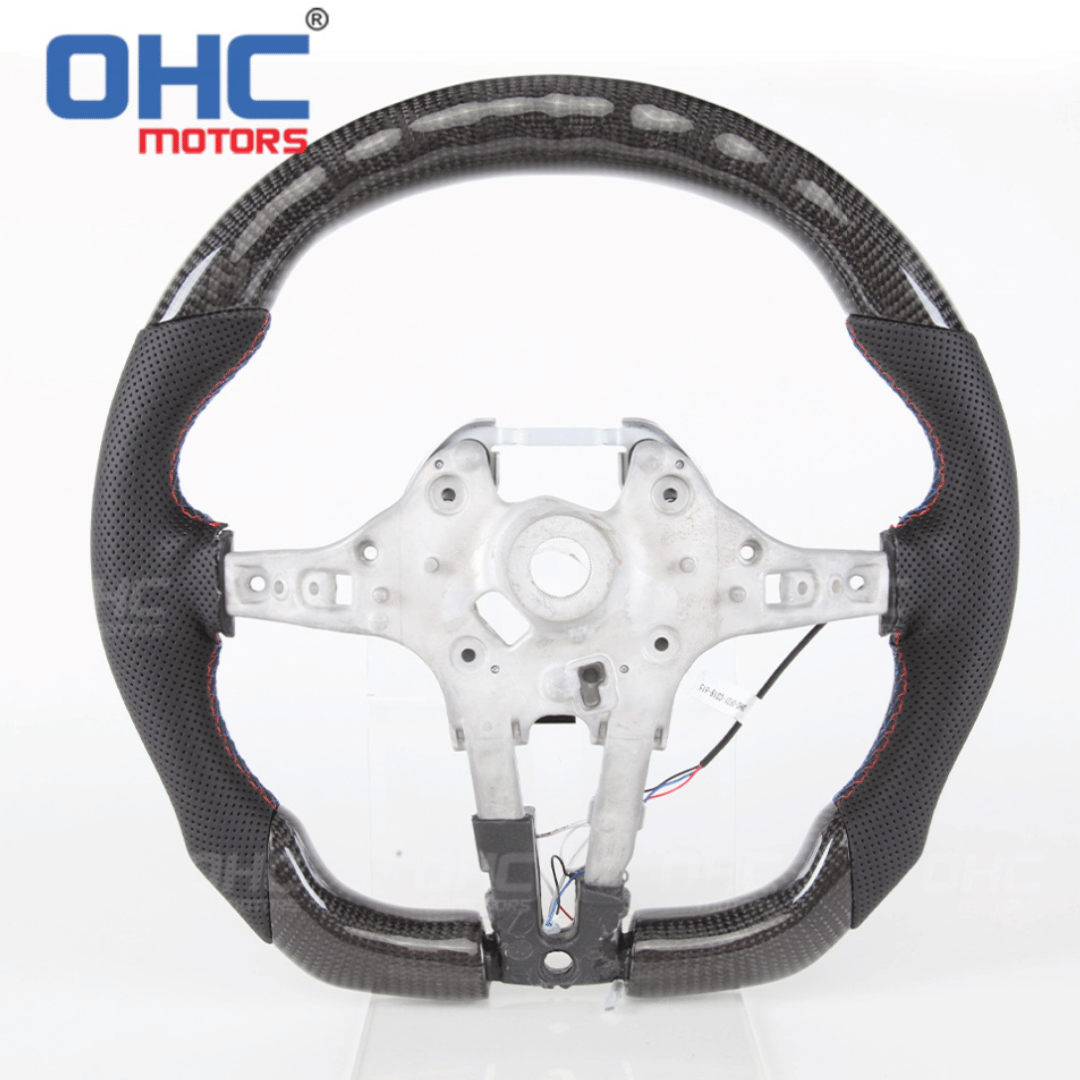 OHC Leather Carbon LED Steering Wheel