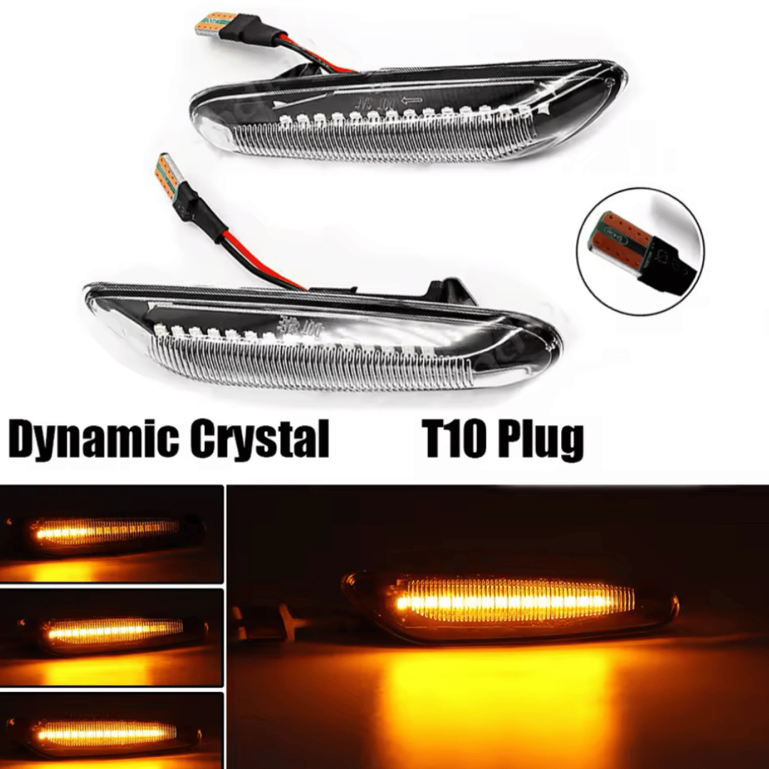 BMW E Series Sequential side indicators - Crystal