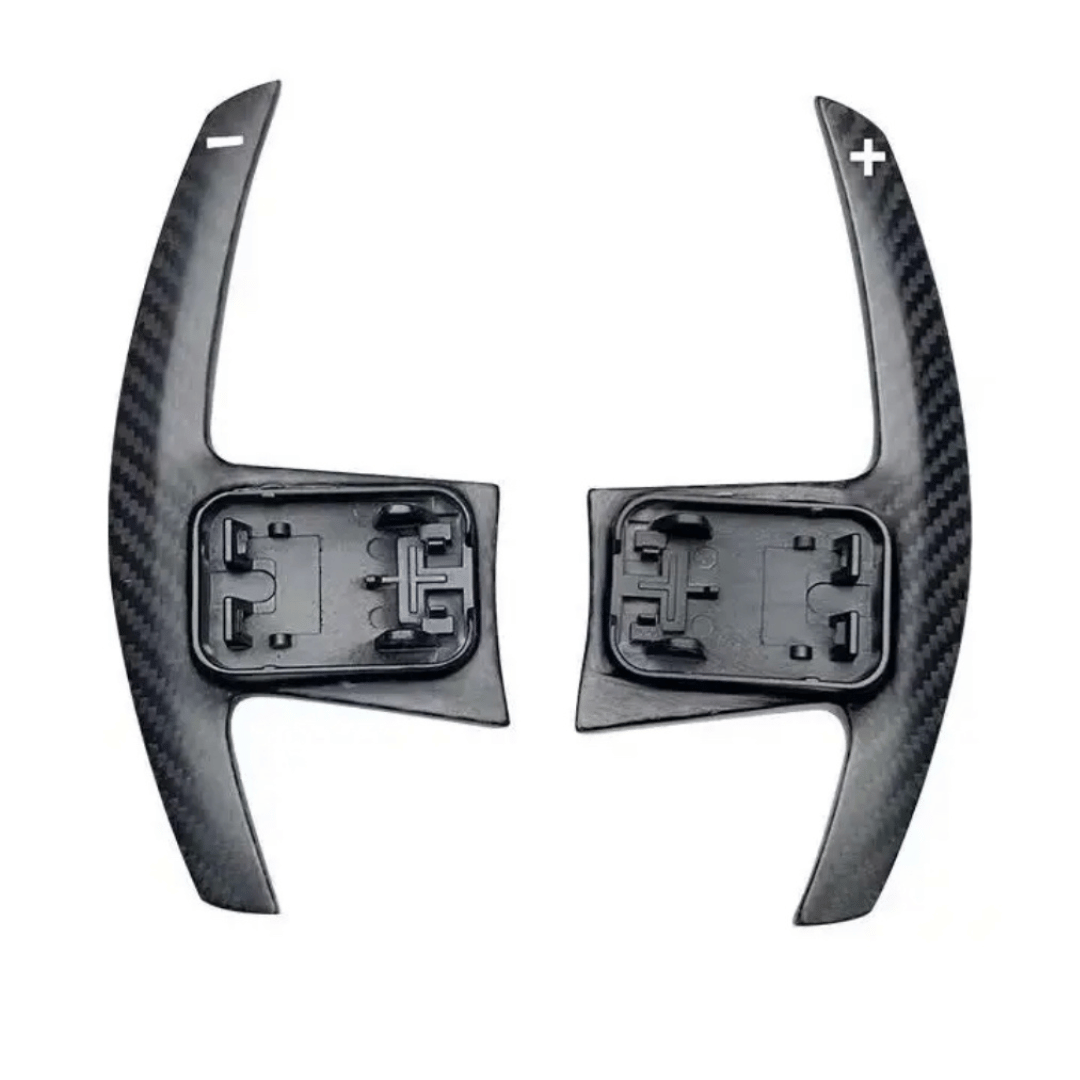 Matte Carbon Fibre BMW paddles