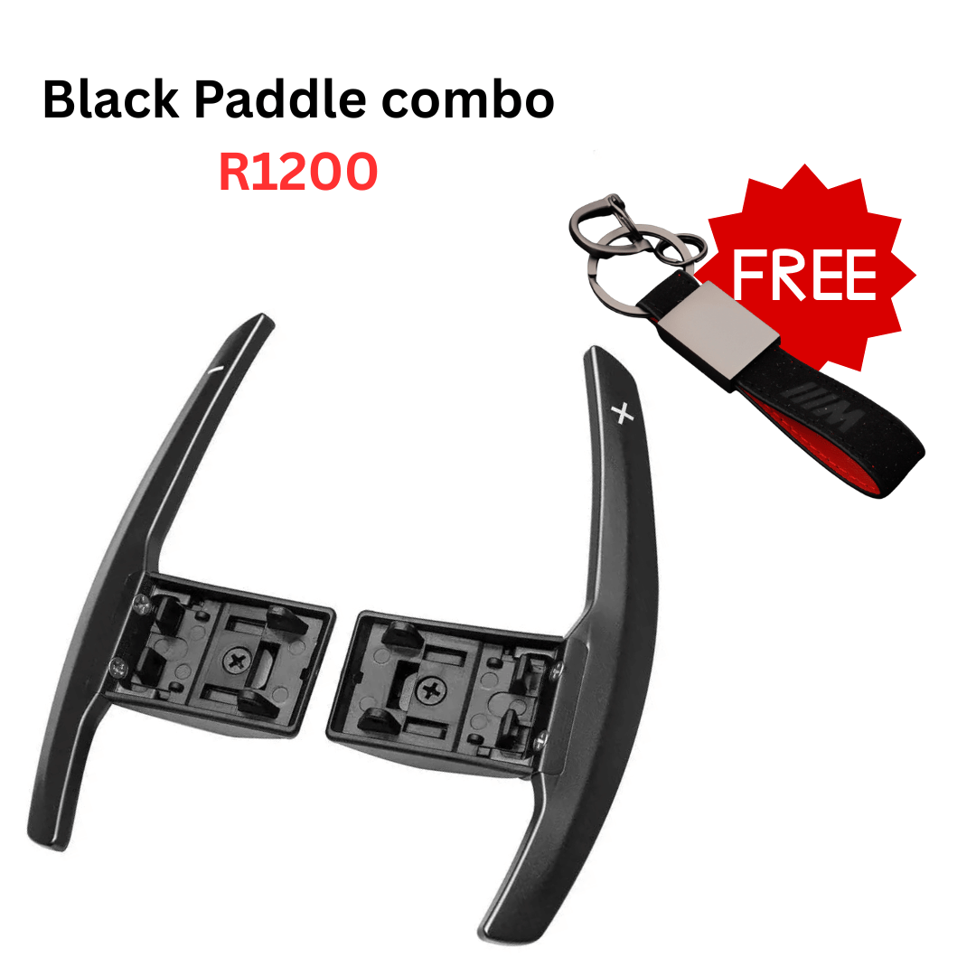 Black Paddle Combo - Free Keychain