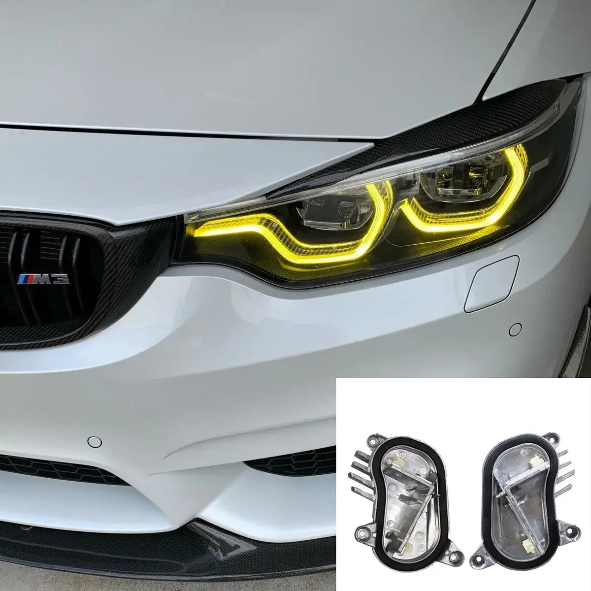 BMW 3/4 series Lci IKON Yellow DRLs